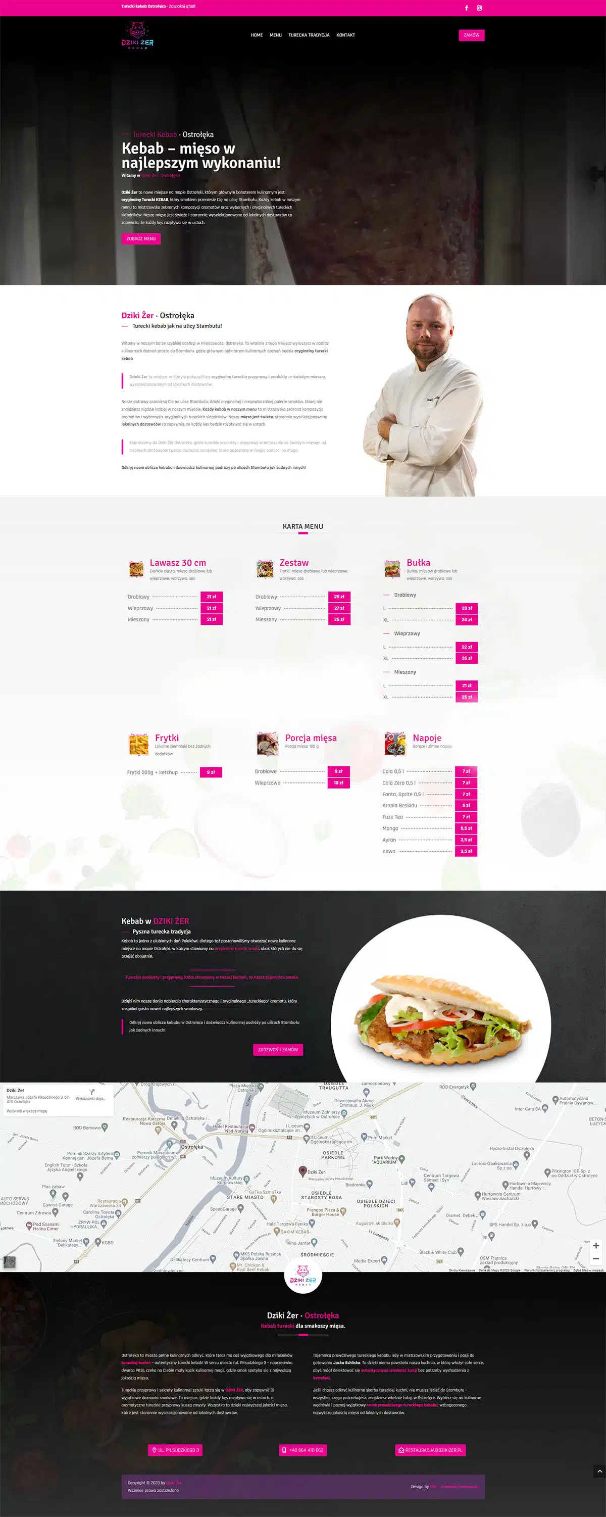 Dziki Żer - Kebab - Ostrołęka