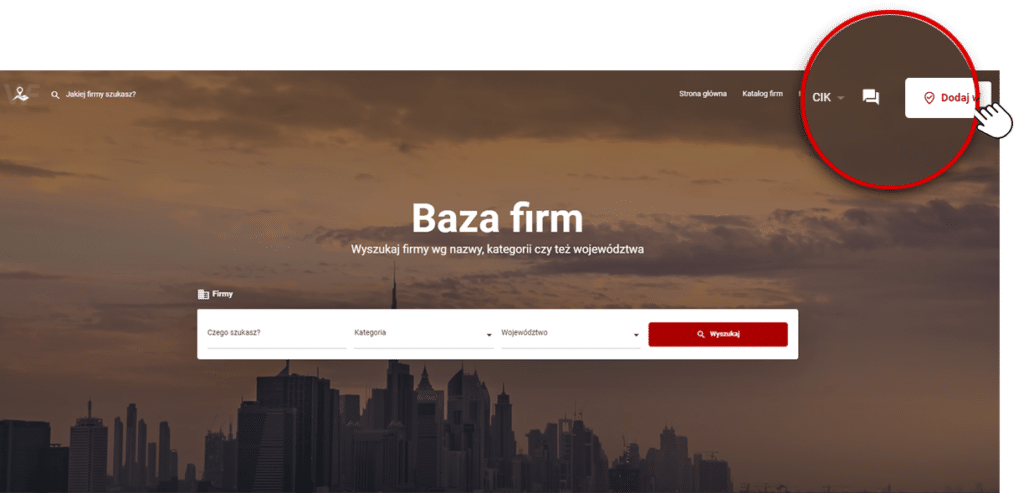 Wyszukaj firmę - Baza firm - Katalog firm