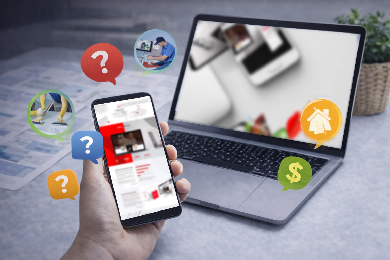 Strona internetowa dla firmy usługowej