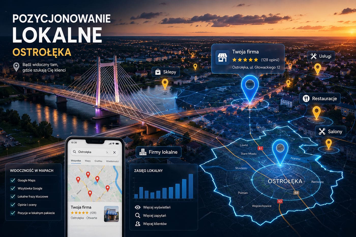 Pozycjonowanie lokalne - Ostrołęka